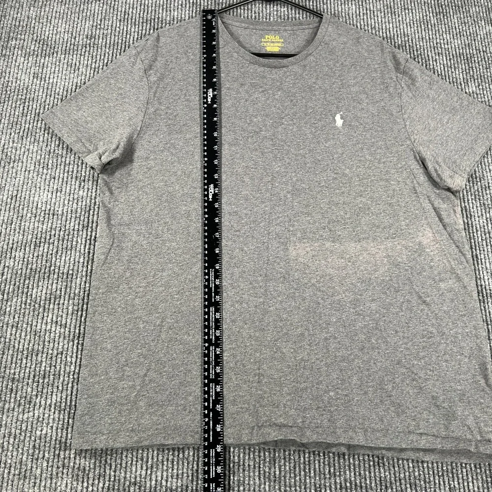Polo Ralph Lauren Shirt Mens XL Extra Large Gray Short Sleeve Soft Light